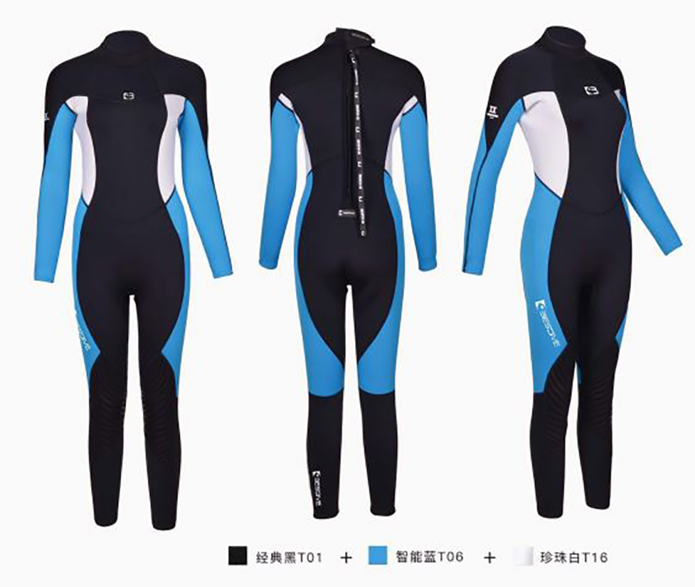 彩虹系列 3MM超彈長(cháng)款連體潛水衣 水肺濕衣 BESTDIVE潛水服