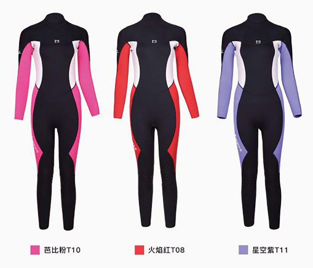 彩虹系列 3MM超彈長(cháng)款連體潛水衣 水肺濕衣 BESTDIVE潛水服