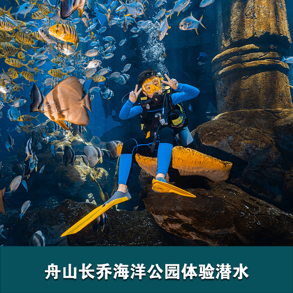 舟山長(cháng)喬海洋公園體驗潛水